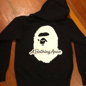 BAPE "Big Ape Face" Black Pullover Hoodie